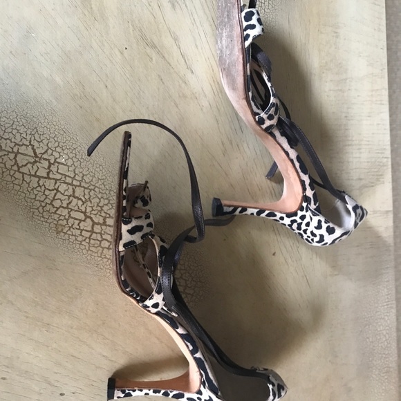 Manolo Blahnik Lace Up Peep Toes - Picture 4 of 6